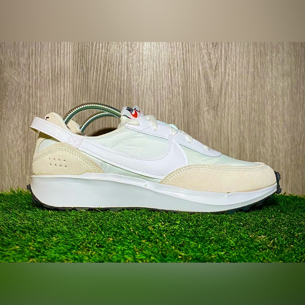 Nike Waffle Debut Shoes Men's Sneakers White/Black/Orange